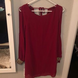 XS red dress